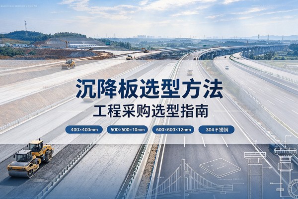 三亚沉降板选择方法