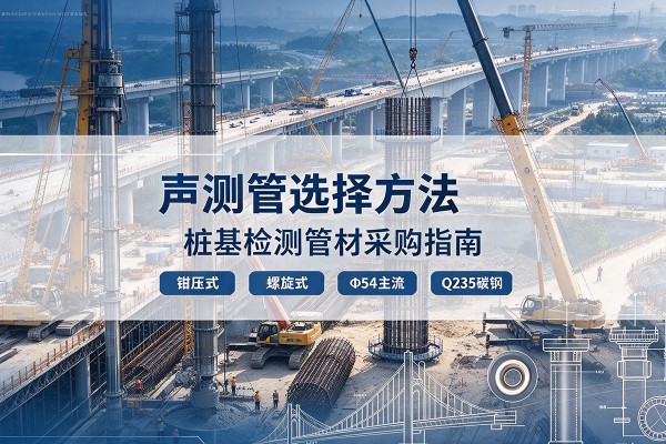 三亚声测管选型标准