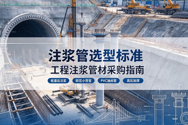 三亚注浆管选型标准