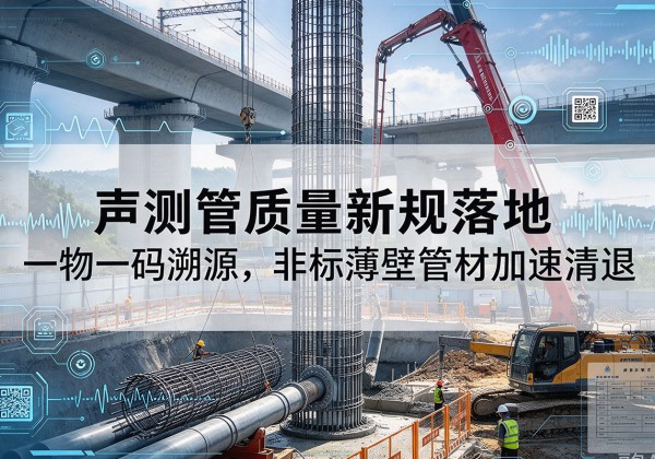 三亚声测管质量新规落地，一物一码溯源，非标薄壁管材加速清退