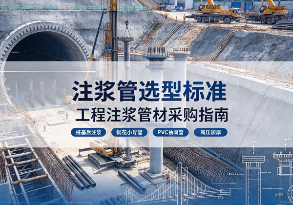 三亚注浆管选型标准